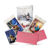 Oplatek Traditional Polish Christmas Oplatki Wafers 16 Piece Gift Set Pink