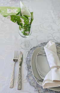 Easter Bunnies Decorative Paper Napkins 20 Count, 13 Inch Luncheon, Green - image 6