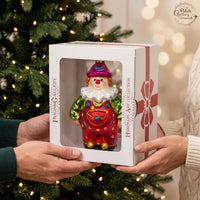 Clown Glass Christmas Ornaments Balls Hand Blown Circus 4.7 in - image 2