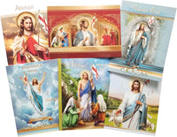 Polish Easter Greeting Cards with Glitter (Religious)