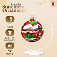 Christmas ornament display stand, white - image 4