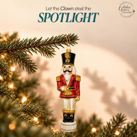Nutcracker Glass Christmas Ornaments Balls Hand Blown Red 7.25 in - image 5