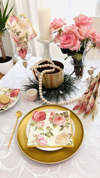 Easter Napkins Paper Disposable Decorative Decoupage Floral Rosalia 13 in - image 4