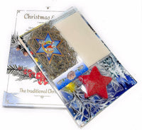 Christmas Wafers Oplatki Traditional Polish Oplatek with Hay and Candle Gift Set for Chris
