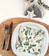 Floral Napkins Paper Disposable Decorative Decoupage Spring Apple Blossom - image 2