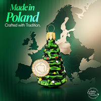 Mini Glass Christmas Ornaments Ball Hand Blown, Christmas Tree 2 in - image 5
