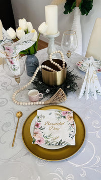 AM Décor - 20 Count Soft 3-Ply Tissue Decoupage Luncheon Paper Napkins -13" x 13" (Unfolde - image 5