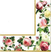 Easter Napkins Paper Disposable Decorative Decoupage Rosy Frame 13 in