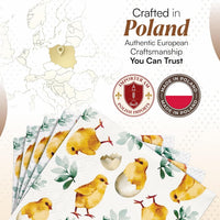 Chicken in Eggs Spring Cocktail Napkins Beautiful Napkins 20 Count 13 in - image 7
