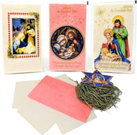 Oplatek Traditional Polish Christmas Oplatki Wafers 12 Large Gift Set Pink