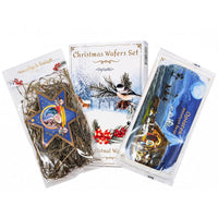 Oplatek Traditional Polish Christmas Oplatki Wafers 4 Large Gift Set White