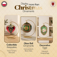 Christmas ornament display stand, gold - image 6