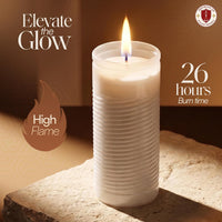 Prayer Candles Catholic Religious Memorial Round Inserts 36 Pack 5.7 in - image 2