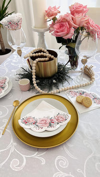 Easter Napkins Paper Disposable Decorative Decoupage Floral Gorgeous Roses - image 7
