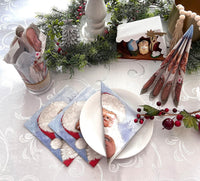 Christmas Napkins Paper Disposable Decorative Decoupage Santa 13 in - image 6