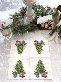 Christmas Napkins Paper Disposable Decorative Decoupage Tree 13 in - image 2