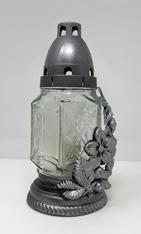 AM Décor Cemetery Memorial Candle | Gravesite Remembrance Decoration| Glass Lantern Europe - image 4