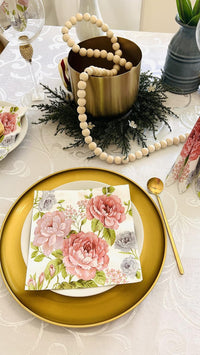 Julietta Assorted Paper Napkins Decorative Napkins Luncheon 20 Count 13 in - image 3