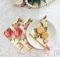 Easter Napkins Paper Disposable Decorative Decoupage Floral Rosalia 13 in - image 6
