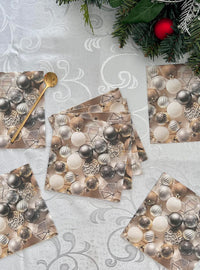 Christmas Napkins Paper Disposable Decorative Decoupage Gift Set 13 in - image 5