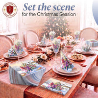 Christmas Napkins Paper Disposable Decorative Decoupage Family Holidays - image 4