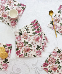 Easter Napkins Paper Disposable Decorative Decoupage Roses Glory Cream - image 2