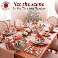 Floral Napkins Paper Disposable Decorative Decoupage Flanders Poppy 13 in - image 8