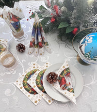 Christmas Napkins Paper Disposable Decorative Decoupage Gift from Santa - image 4