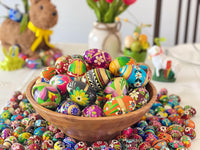 Polish Easter Hand Painted Wooden Eggs (Pisanki) Decorative Eggs for Easter Set of 6 Mediu - image 5