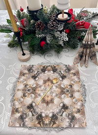 Christmas Napkins Paper Disposable Decorative Decoupage Gift Set 13 in - image 3