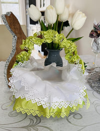 AM Décor Easter Doily Basket Cover Kit Polish Traditional Premium Handcrafted Holiday Deco - image 9