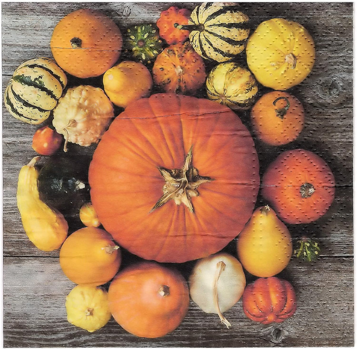 Halloween Napkins Paper Disposable Decorative Decoupage Fall Pumpkin 13 in