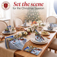 Christmas Napkins Paper Disposable Decorative Decoupage Postmail 13 in - image 4