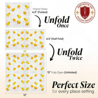 Easter Napkins Paper Disposable Decorative Decoupage Clucking Chickens - image 2