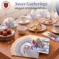 Christmas Napkins Paper Disposable Decorative Decoupage Family Holidays - image 9