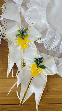 AM Décor Easter Doily Basket Cover Kit Polish Traditional Premium Handcrafted Holiday Deco - image 2