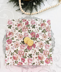 Easter Napkins Paper Disposable Decorative Decoupage Roses Glory Cream - image 4