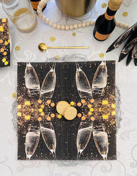 Christmas Napkins Paper Disposable Decorative Decoupage Sparks 13 in - image 3