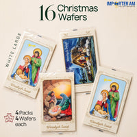 Oplatek Traditional Polish Christmas Oplatki Wafers 16 Pack Large and Small - image 3