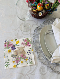 Easter Napkins Paper Disposable Decorative Decoupage Lamb 13 in - image 2