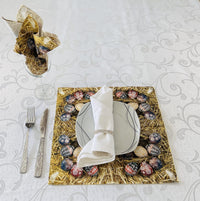 Easter Napkins Paper Disposable Decorative Decoupage Eggs on Straw 13 in - image 5