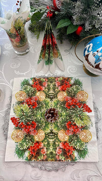 Spruce Composition Vintage Napkins for Decoupage Luncheon Napkins 20 Count - image 6