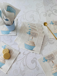 Baby Shower Napkins Paper Disposable Decorative Decoupage It's a Boy 13 in - image 8