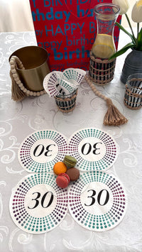 Birthday Napkins Paper Disposable Decorative Decoupage 30th Birthday - image 3