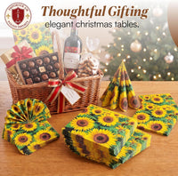 Field of Sunflowers Designer Paper Napkins Fun Napkins for Kids Lunch 13 in - image 8