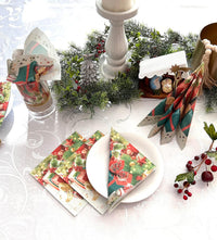Christmas Napkins Paper Disposable Decorative Decoupage Presents 13 in - image 2