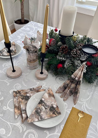 Christmas Napkins Paper Disposable Decorative Decoupage Gift Set 13 in - image 2