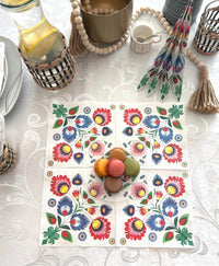 Floral Napkins Paper Disposable Decorative Decoupage Desen Lowicki 13 in - image 7