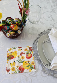 Easter Napkins Paper Disposable Decorative Decoupage Chicklets 13 in - image 2