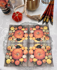 Halloween Napkins Paper Disposable Decorative Decoupage Fall Pumpkin 13 in - image 4